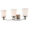 Nuvo Lighting Laguna 3 - Light Vanity in  Brushed Nickel - 3 of 4