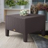 Magnolia Rattan Side Table - Lagoon - 2 of 2