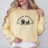 Simply Sage Market Women's  Garment Dyed Graphic Sweatshirt Embroidered London England - 2 of 3