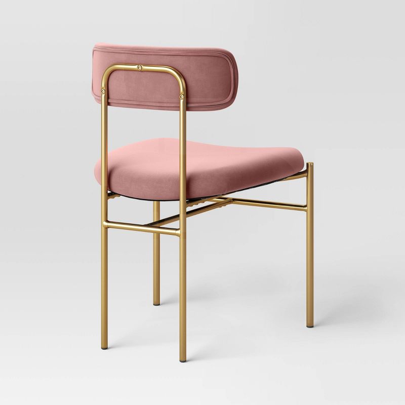 Orion Luxe Dining Chair with Brass Legs - Threshold&#8482;, 5 of 12