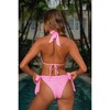 Moda Minx 'Antigua' Blush Tie Side Bikini Bottoms - 3 of 4