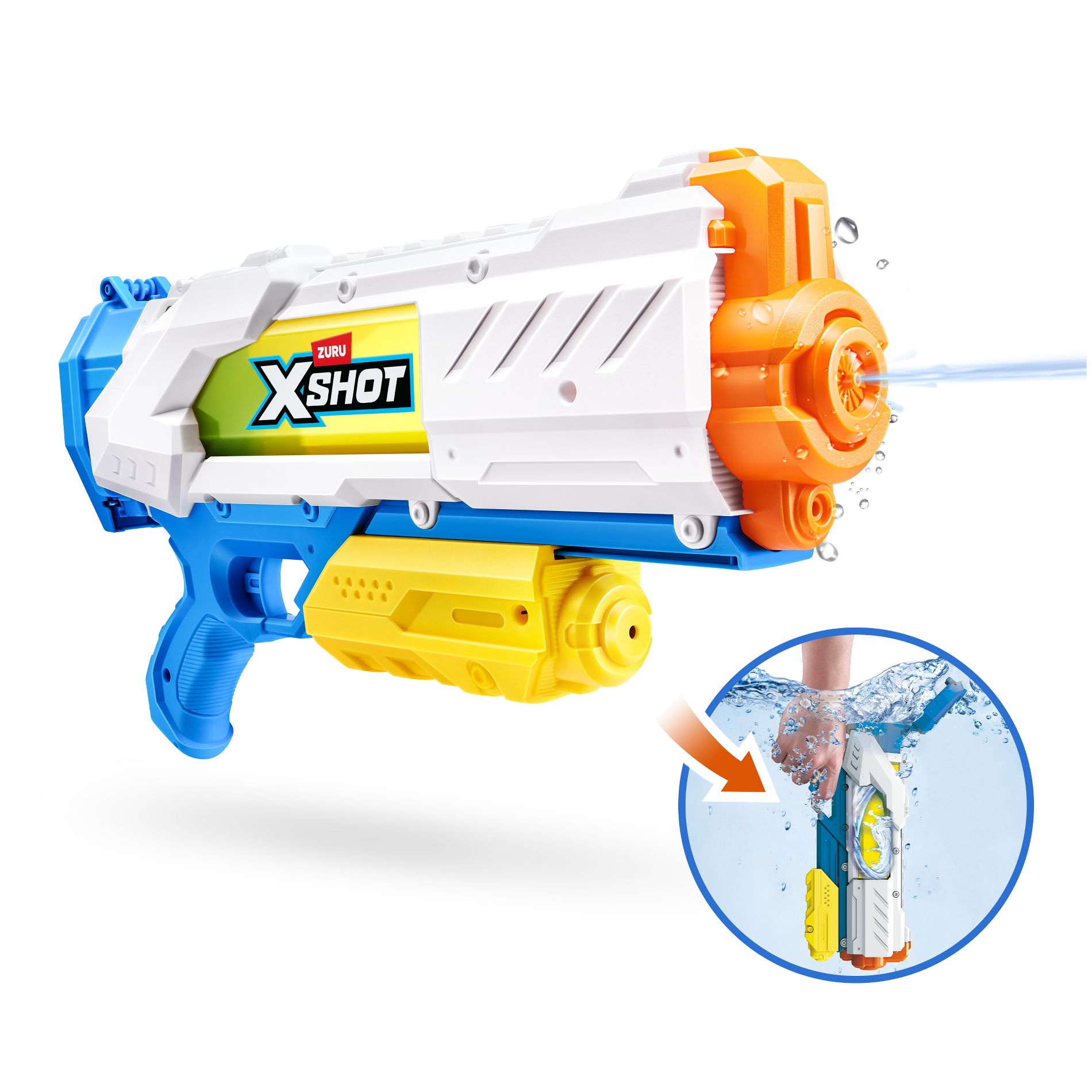 XSHOT Water Fast-Fill Medium Water Blaster Toy