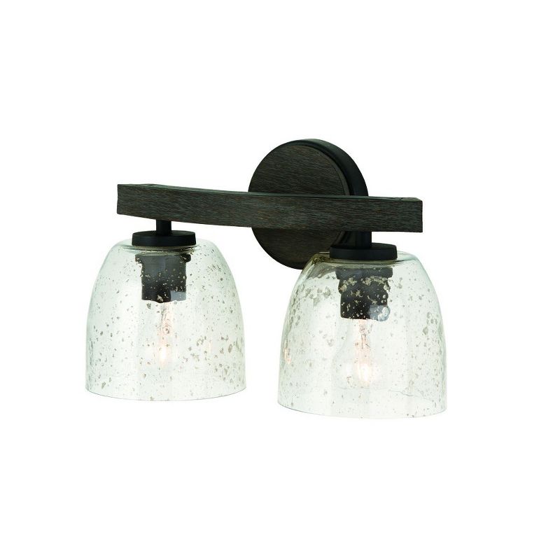 Capital Lighting Clive 2 - Light Vanity in  Carbon Grey/BlackIron, 1 of 2