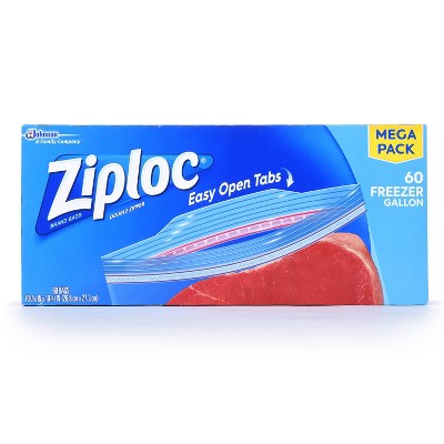 Ziploc 2 Gallon Food Storage Freezer Bags, Grip 'n Seal Technology for  Easier Grip, Open, and Close, 10 Count (Pack of 3)