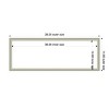 Amanti Art Florence Silver Framed Magnetic Dry Erase Board - 4 of 4
