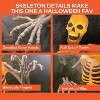 Morris Costumes 4 Ft Light-Up Groundbreaker Skeleton Halloween Decoration - 4 of 4