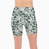 Calypsa Women's Chlorine Resistant High Waisted Mid-Thigh Swim Shorts - 2 of 3