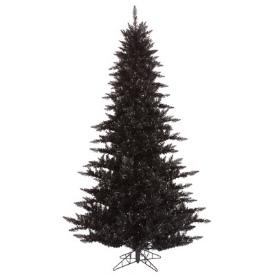 black artificial christmas tree