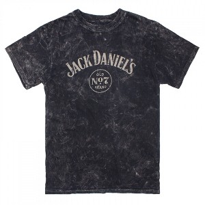 Mens Jack Daniel's Classic Logo Mineral Wash T-Shirt - 1 of 2