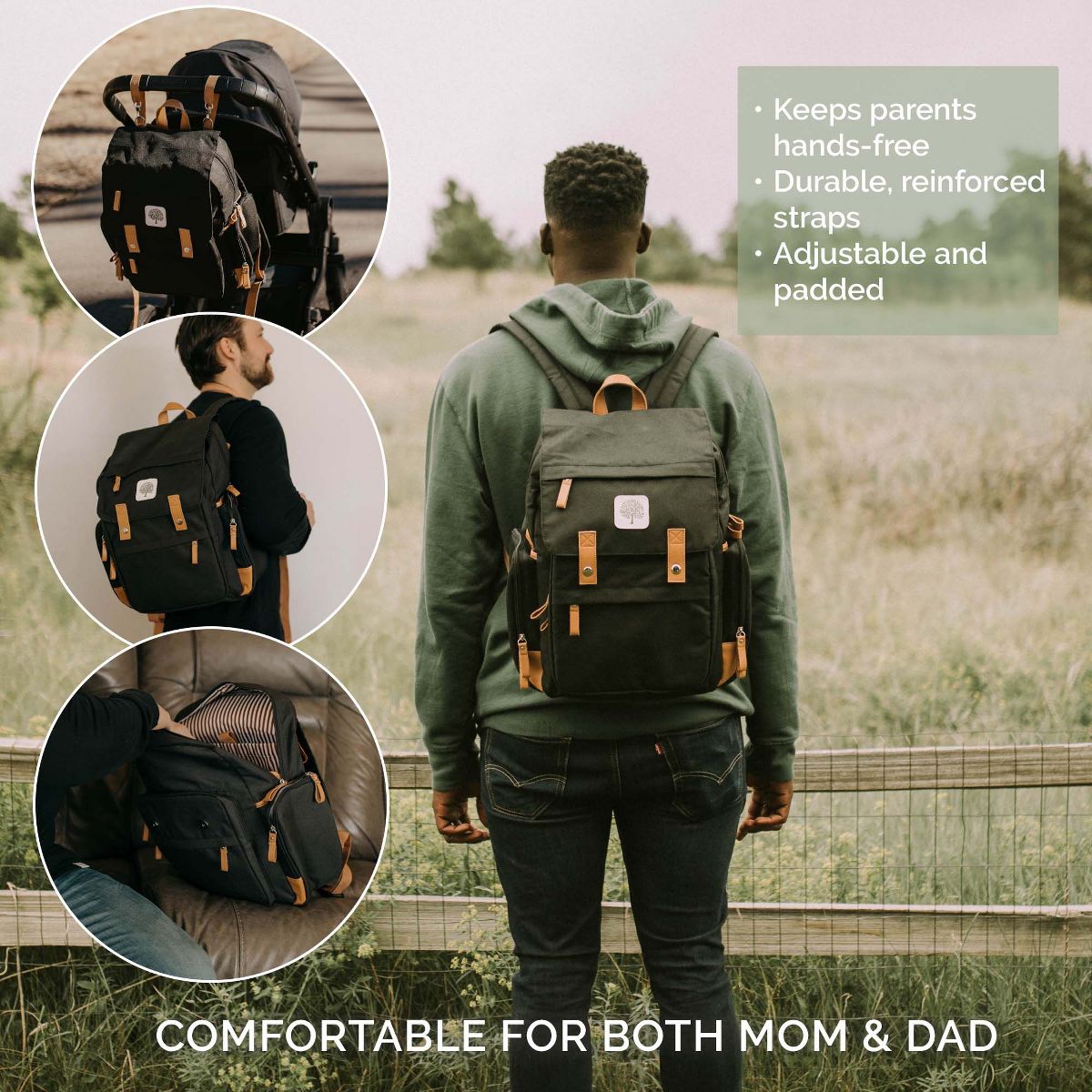 Parker Baby Co. Diaper Backpack - thumbnail 8