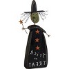 Primitives by Kathy Halloween 8" Chunky Sitter, Tricky Witch, Trick or Treat - 3 of 3