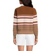 Lands' End Women's Drifter Rugby with Woven Collar Sweater - 2 of 4