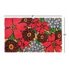 RugSmith Red Machine Tufted Hibiscus Coir Doormat - 3 of 3