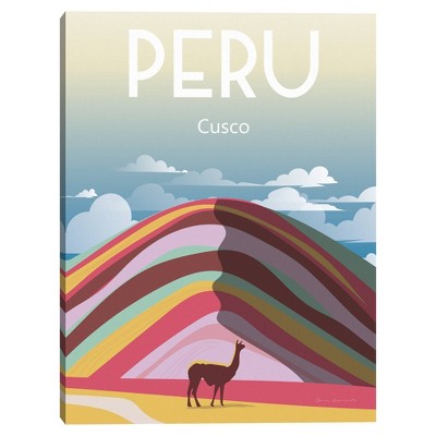 18" x 24" Peru by Omar Escalante Canvas Art Print - Masterpiece Art Gallery