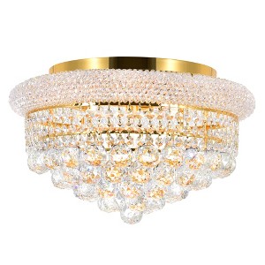 CWI Lighting Empire 5 Light Flush Mount With Gold Finish - 1 of 4