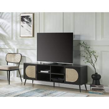 60" Colson Tv Stand and Console Black Finish - Acme Furniture