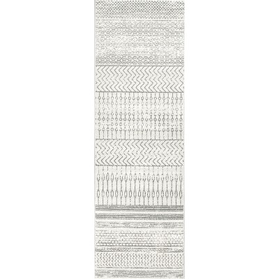 Nuloom Nova Bohemian Striped Kitchen Runner Rug - Hallway, Entryway, 2 ...