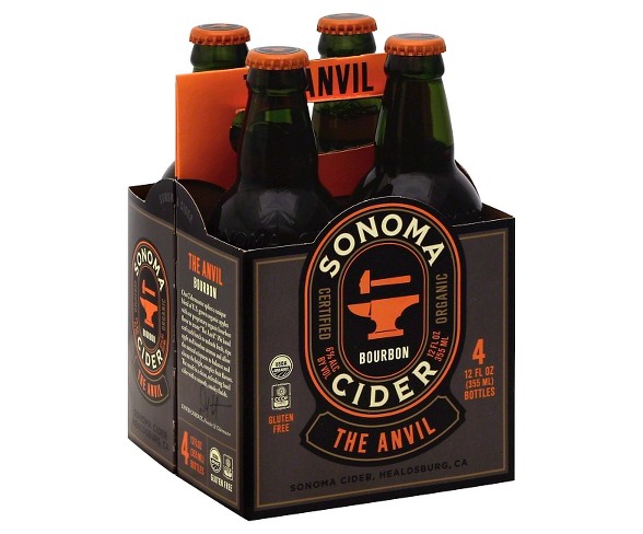 Sonoma Cider&#174; The Anvil Bourbon Cider - 4pk / 12oz Bottles