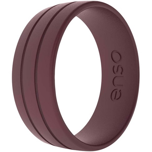 Enso Rings Ultralite Series Silicone Ring - Oxblood - 13