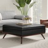 WyndenHall Ethan XL Square Coffee Table Storage Ottoman - 3 of 4