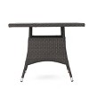 Wesley 5pc Wicker Patio Dining Set - Brown - Christopher Knight Home - 4 of 4