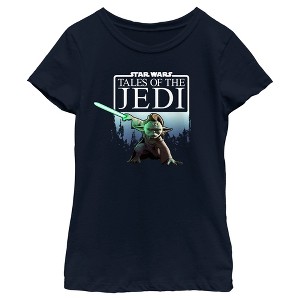 Girl's Star Wars: Tales of the Jedi Yaddle Poster T-Shirt - 1 of 4