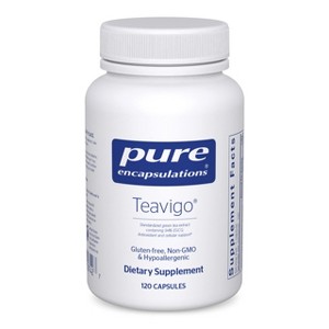 Pure Encapsulations Teavigo - Hypoallergenic - with Caffeine-Free Green Tea Extract to Provide Antioxidant and Cellular Support* - 120 Capsules - 1 of 4