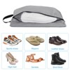 Unique Bargains Nylon Waterproof Portable Lightweight Shoe Bags for Travel 2 Pcs - 4 of 4