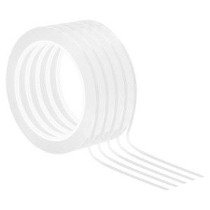 Unique Bargains Adhesive Versatile DIY Art Graphic Chart Thin Whiteboard Tape 5 Pcs - 1 of 4