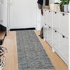Runner Rug for Bedside Machine Washable Non-Slip Low Pile Accent Carpet Modern Abstract Rug No-Shedding Hallway Indoor Carpet - 2 of 4