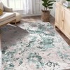 Area Rug Machine Washable Boho Carpet Non Slip Abstract Vintage Indoor - 4 of 4
