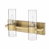 Lawson 2-Bulb Dimmable Vanity Light - Modern Steel Fixture for Bathroom, 17" Wide - 2 of 4