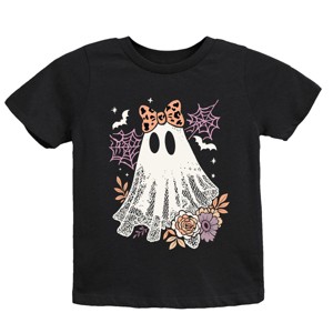 Coquette Ghost Roses - Youth Short Sleeve Graphic T-Shirt and Toddler Short Sleeve Graphic T-Shirt - 1 of 3