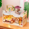 ROBOTIME 3D Puzzles DIY Miniature Dollhouse Accessories, Extension Pack Building Set Toys Playset, Ornaments for Gift, Multicolored, 6"*6.4"*6" - 4 of 4