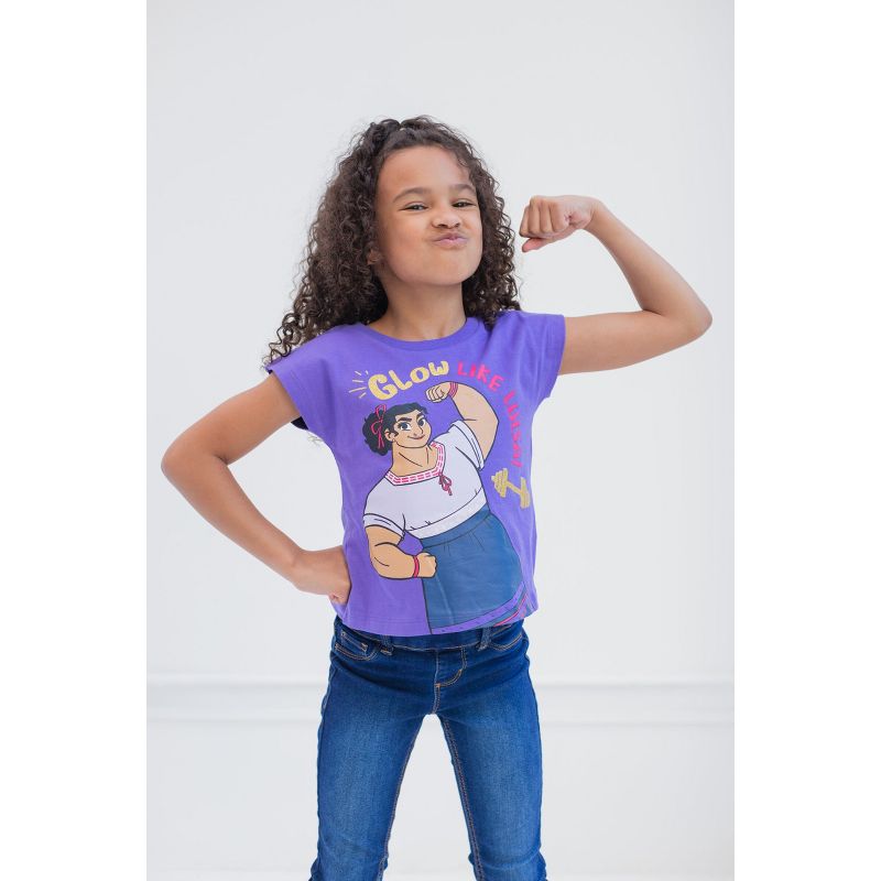 Disney Princess Ariel Snow White Rapunzel Girls 3 Pack T-Shirts Little Kid to Big Kid, 2 of 10