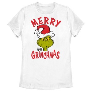 Women's Dr. Seuss Merry Grinchmas T-Shirt - 1 of 4