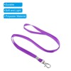 Unique Bargains Polyester Wear-resistant Lightweight ID Card Neck Lanyards with Hooks 20 Pcs - 3 of 4