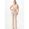 Slickblue Women’s Ribbed Tank & Pant Set, Functional Pockets, Co-ord Outfit, Everyday Wear, Color Options, Size S-L - 2 of 4