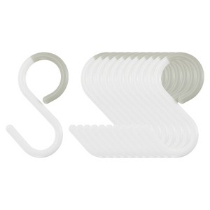 Unique Bargains Plastic S Shaped Kitchen Closet Hooks and Hangers 3.5 Inch - 1 of 4