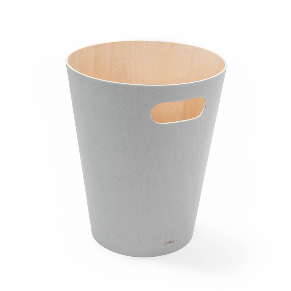 Umbra 2gal Woodrow Indoor Trash Can Dark Gray