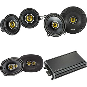 Kicker for Dodge Ram Truck 2002-2011 Speaker & Amp bundle - CSC 6x9" 3-way speakers, CS 5.25" speakers, And CS 3.5" speakers w/ CX360.4 - 1 of 4