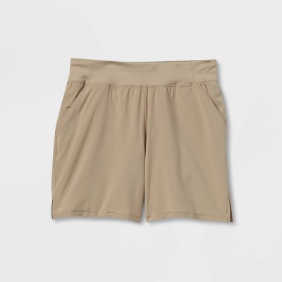 Women's Flex Woven High-rise Shorts 3 - All In Motion™ Taupe Xl : Target