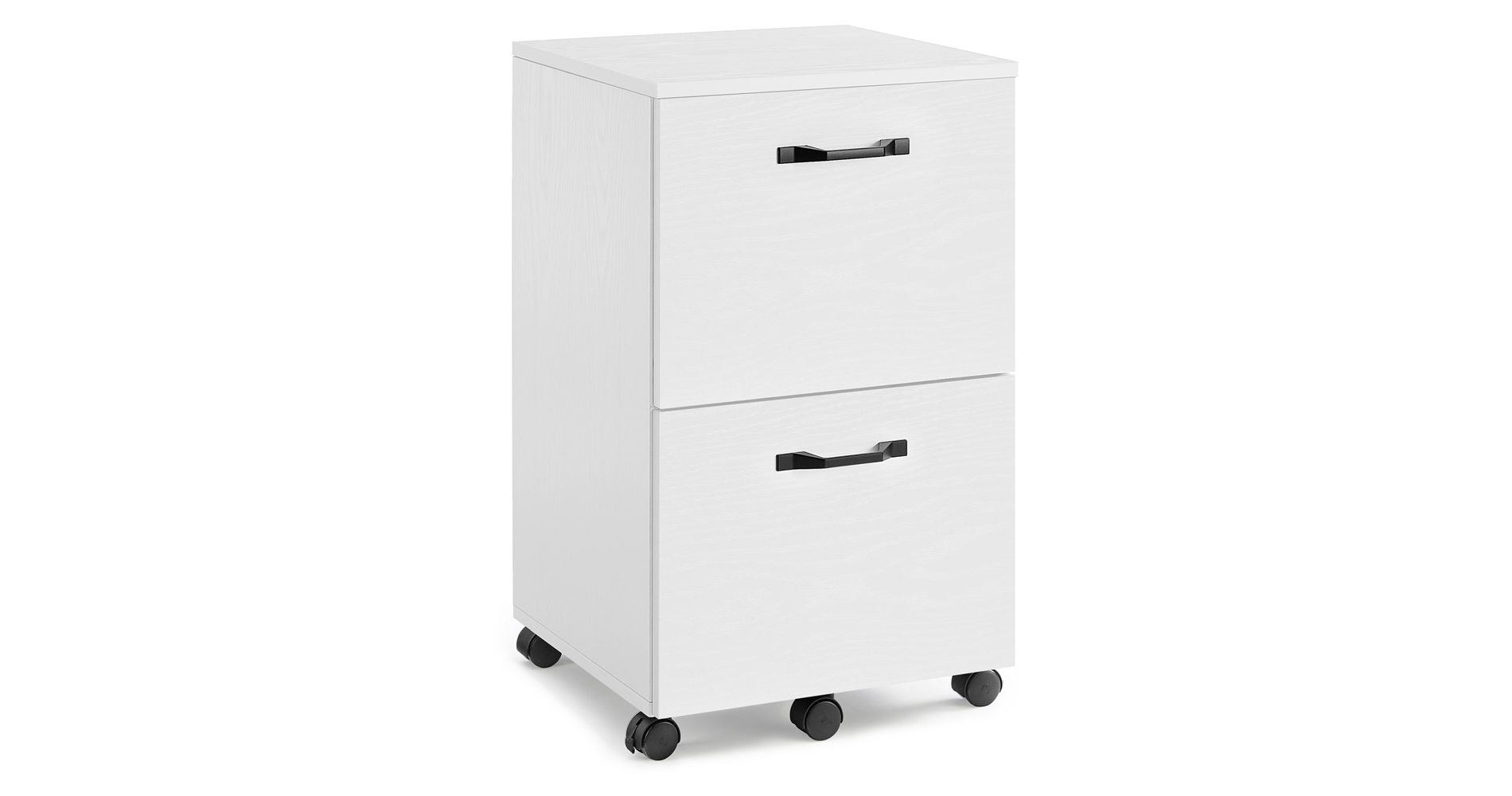 2-Drawer File Cabinet, Filing Cabinet for Home Office, Small Rolling File Cabinet, Printer Stand, Hanging File Folders, Modern Style