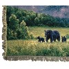 Manual Woodworks and Weavers Horse Collection “Room to Roam” Woven Throw, 60 x 50 Inches - 3 of 3