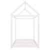 House Bed Frame With Roof, Twin Size Wooden House Bed Floor Beds, Fun Playhouse Bed Frames, For Kids Girls & Boys - 4 of 4