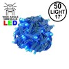 Novelty Lights LED Christmas String Lights 50 Mini Bulbs (Green Wire, 17 Feet) - 2 of 4