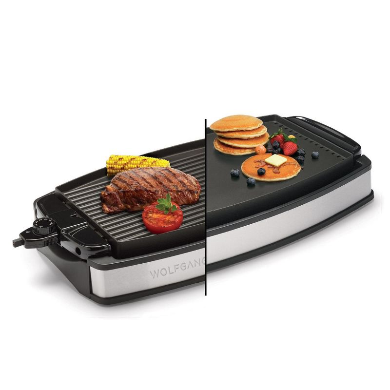 Wolfgang Puck XL Reversible Grill Griddle, Oversized Removable Cooking Plate, Nonstick Coating, 1 of 8