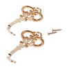 Unique Bargains Curtain Holdbacks Mini Crown Hooks Zinc Alloy 3.74"x2.36" 1Pair - 4 of 4