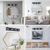 4-Light Acrylic Matte Black Bathroom Vanity Mirror Light for Mirror, Shower, and Bathroom Decor - 4 of 4