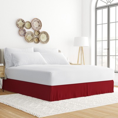 Premium Pleated Dust Ruffle Bed Skirt - Easy Fit - Becky Cameron